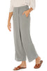 Asymmetrical Fold Over Waist Pants - Grey - Gingerlining (9366587025)