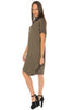 Button Down Dress - Military - Gingerlining (9365405713)