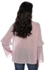 Shimmer Long Sleeve Top - Pink (467588710438)