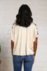 Cutout Shoulder Top With Weaved Straps - Beige (6952925200558)