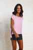 Short Front Long Back Cotton Jersey Tee (6953717465262)