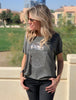 Stay Home Asymmetrical Tee - Olive (4935493615749)