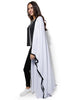 Crepe Batwing Long Kimono - White (6567780024494)