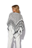 Kuffiyeh Poncho With Embroidered Chest Detailing (7607071047924)