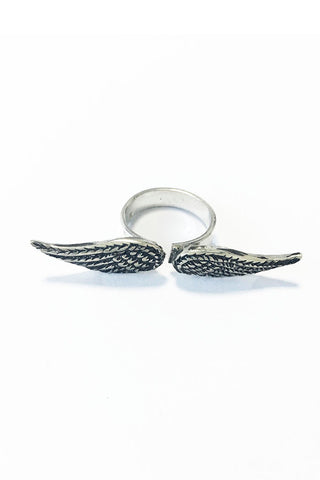 Angel Wings Ring – 925 Egyptian sterling Silver - Gingerlining (484195368998)