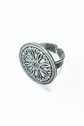 Circle of life ring – 925 Egyptian sterling Silver - Gingerlining (484223320102)