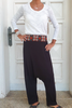 Cotton Waist Embroidered Harem Pants (5870725103770) (5870765244570)