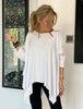 Long Sleeves Poncho Top - White (4996890198149)
