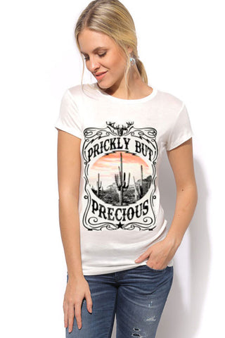 Prickly But Precious Tees - Ivory - Gingerlining (385241317414)