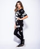 Snowflake Print New York Christmas Loungewear Co Ord Set - Gingerlining (8266392904)